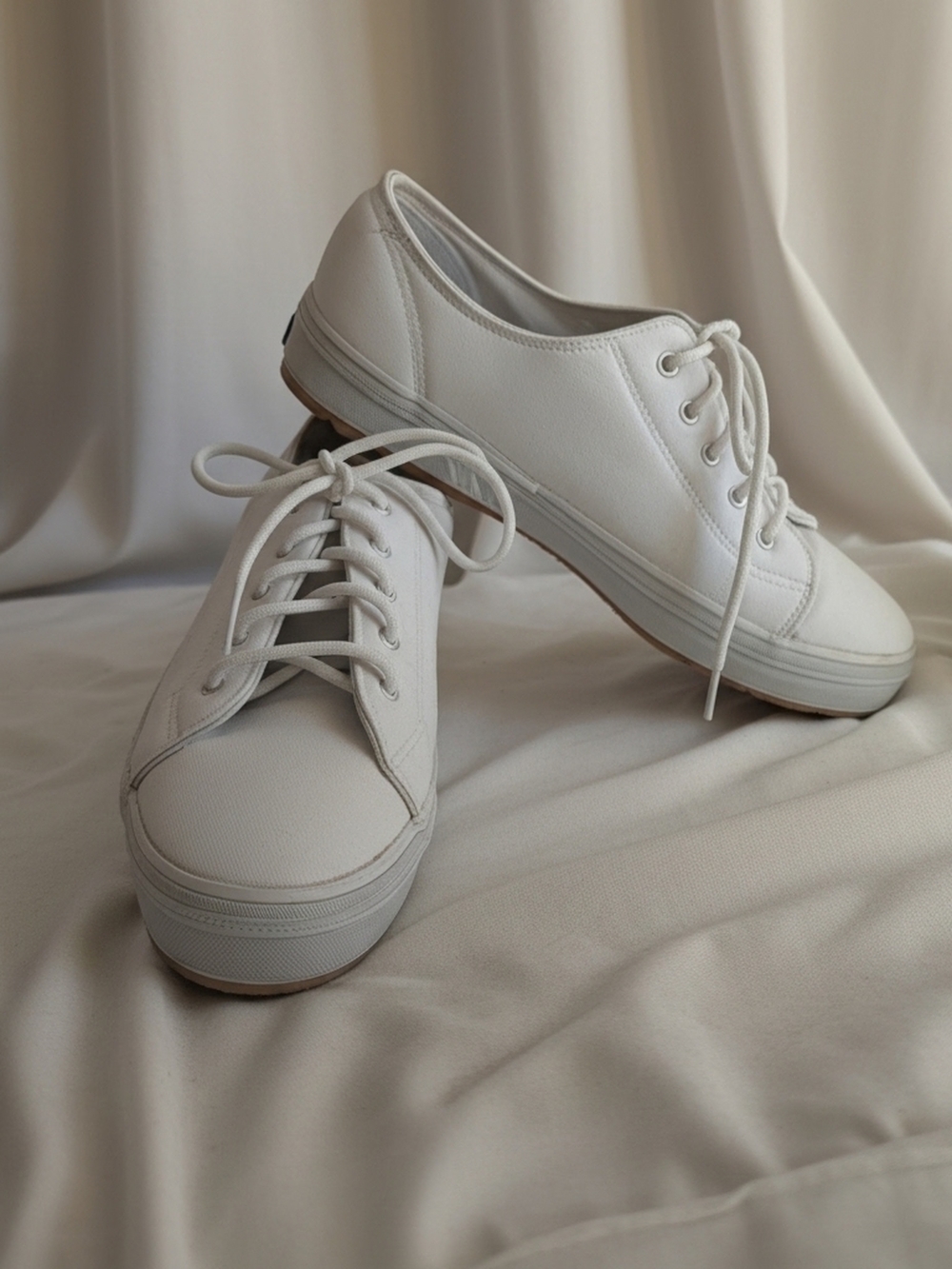 Keds Classic Low-Top Canvas Sneakers in White